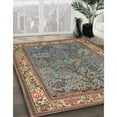 thumbnail image 2 of Ahgly Company Indoor Rectangle Traditional Dark Sienna Brown Animal Area Rugs, 7' x 9', 2 of 6