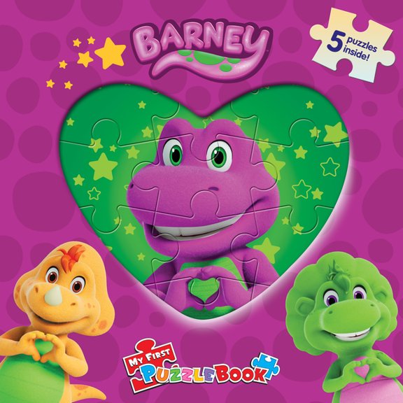 My First Puzzle Book Mattel Barney My First Puzzle Book, (Hardcover)