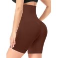 thumbnail image 2 of Pantalones cortos Shapewear Werena Tummy Control de cintura alta, color marrón, 2 of 6