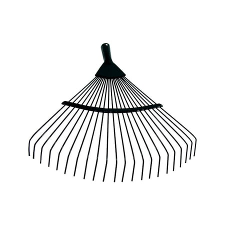 Rake Head Manual Lawn Garden Tool Leaf 22 Teeth Hard Iron Durable Easy ...
