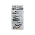 thumbnail image 3 of Office Wall Organizer Metal Chicken Wire Hanging File Holder Paper Mail Literature Rack, 10 Pockets, Black, 3 of 4