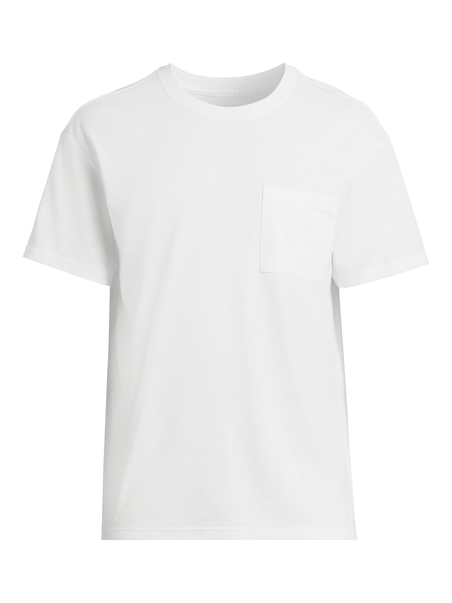 Athletic Works Men's and Big Men's Tri Blend Pocket Tee, Sizes XS-4XLT