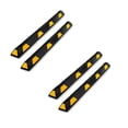 thumbnail image 1 of Pyle PCRSTP14 72" Car/Truck Vehicle Driveway Parking Wheel Stop Block (4 Pack), 1 of 11