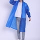 thumbnail image 2 of EeaseMX Impermeable al aire libre reutilizable EVA azul oscuro Poncho de lluvia de moda con capucha y mangas Ropa impermeable para adultos Hombres Mujeres, 2 of 7
