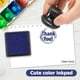 thumbnail image 1 of Almohadilla de tinta cuadrada para huellas dactilares para tarjetas de álbumes de recortes, sellos para manualidades de papel (azul), 1 of 7