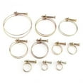 thumbnail image 1 of 10pcs abrazadera de manguera clip ajustable Doble Alambre de agua for manguera rosca del tornillo de la abrazadera de acero inoxidable Tubo Tubo zincado clip del aro, 1 of 6