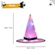 thumbnail image 1 of Sombrero de bruja luminoso con luz LED para Halloween, decoración para exteriores, jardín, fiesta de adultos, graduación, disfraz, 1 of 4