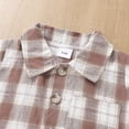 thumbnail image 5 of Youmylove Toddler Boys Short Sleeve Plaid Prints T Shirt Tops Shorts Child Kids Gentleman Outfits Outfit For Boys, 5 of 7