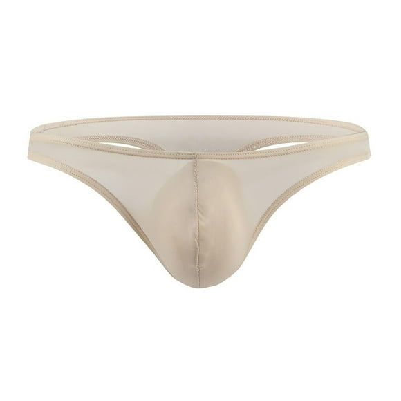 Xdzjlr sous-Vêtements pour Hommes, String avec Poche Rehaussante, Bikini Basique, TG