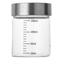 thumbnail image 2 of DFC Bouteilles de Jus en Verre 6 Pack 12 Oz Grand Ouverture avec Couvercles pour Jus Protéiné Smoothie Lait Réutilisable Couvercles en Acier Inoxydable Shaker, 2 of 7