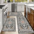 thumbnail image 6 of Kitchen Rugs Sets of 3 Non Slip Washable Kitchen Mats for Floor, Waterproof Kitchen Runner Rug, Floor Mat Carpet for Entryway, Laundry, Sink, Hallway, Bathroom, 6 of 12