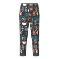 thumbnail image 2 of Disketp Coffee Lover Print for Teenagers' Pajama Pants ,Lounge Pants Teen joggers Ideal for Home, School, or Sports-XS(5-6), 2 of 6