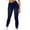 Dark Blue, variant on qolati Women's Skinny Jeans Y2k Butterfly Print Low Waisted Pencil Pants Casual Loose Fit Leggings Denim Trousers