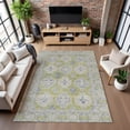 thumbnail image 7 of Addison Rugs Mayfield Premium Machine Washable Transitional Border Aloe Rectangle Rug, 8' x 10', 7 of 7