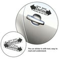 thumbnail image 3 of Miangastore 4PCS Automatic Door Stickers High Adhesive and Easy to Use Car Door Opening Warning Indicators Self Adhesive Automatic Sliding Door Warning Sticker, 3 of 9