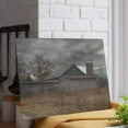 thumbnail image 6 of U R There Photography Church Road Grey I Rustic Farmhouse Tempered-Glass Cutting Board 8"x 11", 6 of 9
