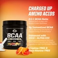 thumbnail image 2 of PMD Sports BCAA Charged Delicious Amino Acid Drink Mix for Performance and Recovery - Increase Muscle Function for Workout and Daily Energy - Sour Peach Ring (30 Servings), 2 of 8