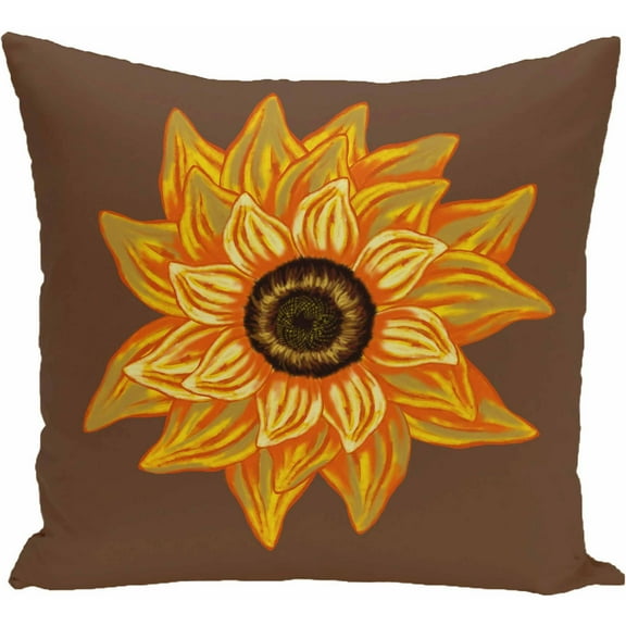 Simply Daisy Floral Print Decorative Pillow, 16" x 16"