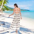 thumbnail image 7 of Women Sarong Wraps Art Checkered Swimsuit Beach Pareo Bikini Coverups Skirt M, 7 of 7