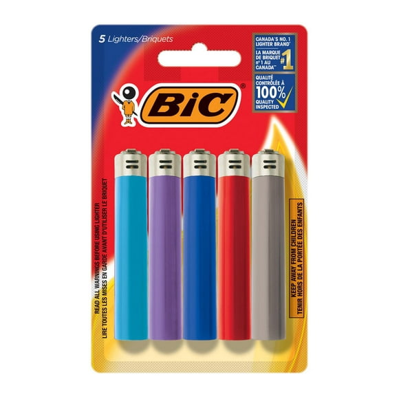 BIC® Classic® Pocket Lighters, 5 pack, 5 pack