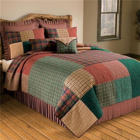 UPC 754069002573 product image for American Heritage Textiles Z94707 110 x 96 in. Campfire Square 3 Piece Cotton Qu | upcitemdb.com