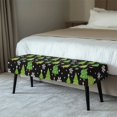 thumbnail image 2 of XYZCANDO Removable Bench Seat Cover for Dining Hotel, Polyester Spandex Washable Bench Covers with Soft, 2 of 9