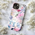 thumbnail image 5 of Floral Collage Phone Case, Artistic Botanical & Ribbon Illustration iPhone Cover, Elegant Protective Case for iPhone 17 16 15 14 13 12 11 Pro Max Plus Mini, 5 of 6
