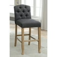 thumbnail image 5 of Furniture of America Roseanne Upholstered Bar Chairs - Set of 2, Dark Gray, 5 of 7