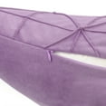 thumbnail image 6 of JWH Handmade Decorative Soft and Smooth Velvet Lumbar Pillow Case Covers for Simple Decor 18x18inch Lilac, 6 of 7