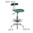 thumbnail image 5 of Adjustable Height Drafting Stool with Tractor Seat, Multiple Colors, 5 of 11