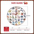 thumbnail image 2 of Goofa Pokemon Pattern Christmas Tree Skirt with Ties, Christmas Tree Decorations, Farmhouse Christmas Decor Xmas Holiday Decorations-36", 2 of 6