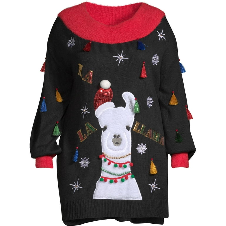 Llama sweater deals walmart