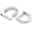Silver, variant on Gold 5/8" D-Rings with Screw Shackle (4pcs) – Horseshoe U Shape Dee Ring for Purse, Key Holder & DIY Leather Craft