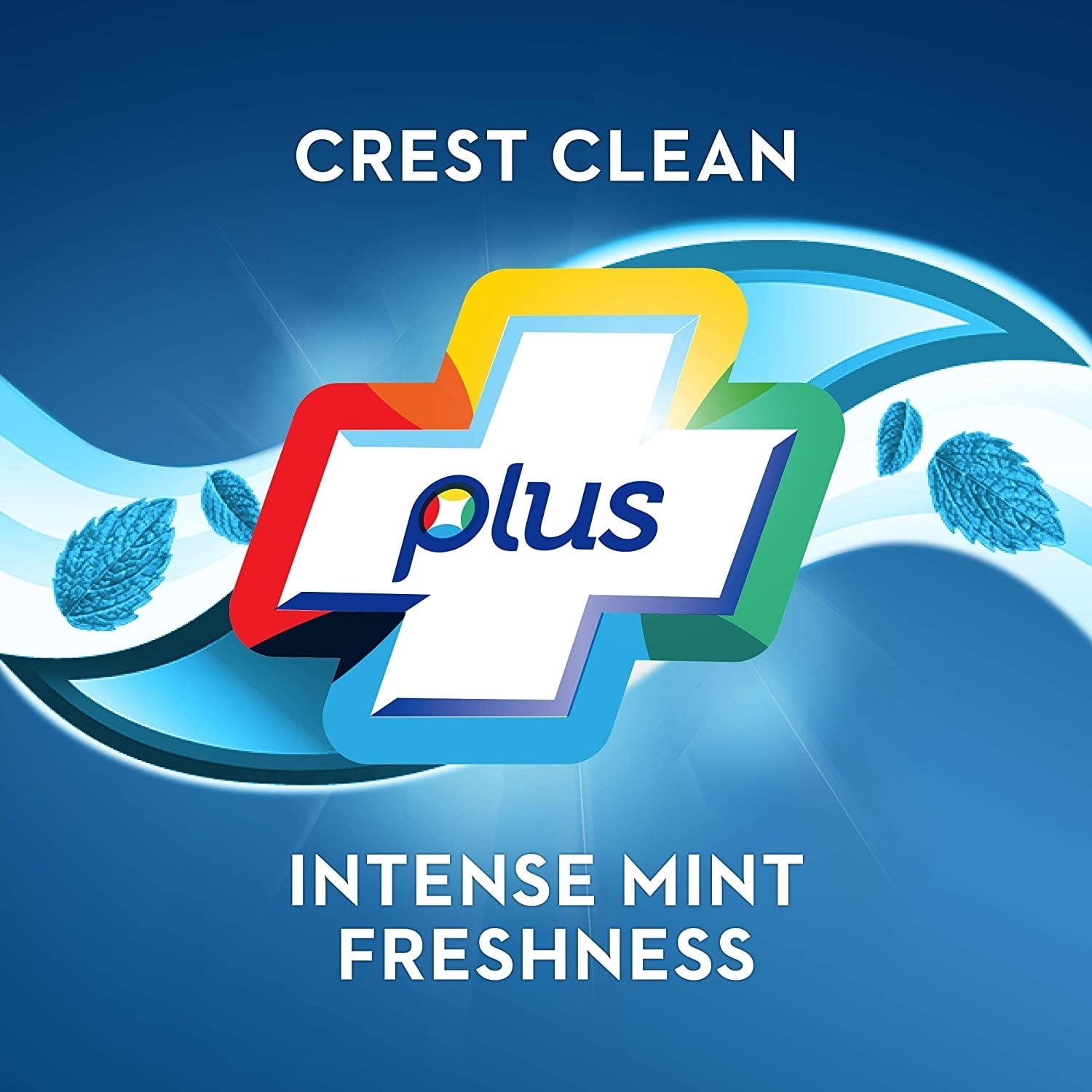 Crest Complete Plus + Whitening Intense Freshness Toothpaste, Intense Mint, 5.4 oz (153 g)