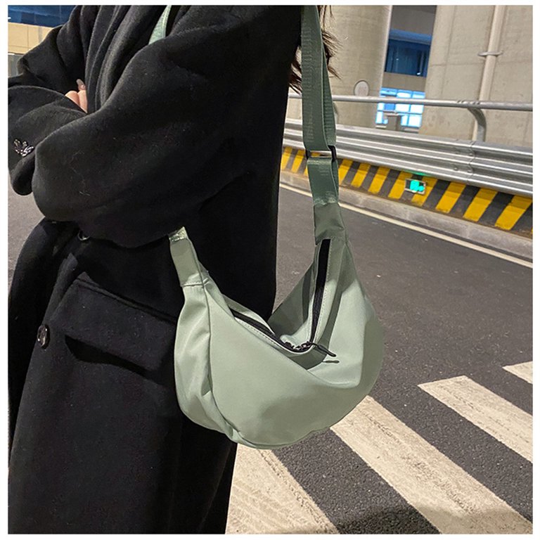 Fashion Men's Bag Canvas Small Shoulder Bag Trendy Diagonal Chest