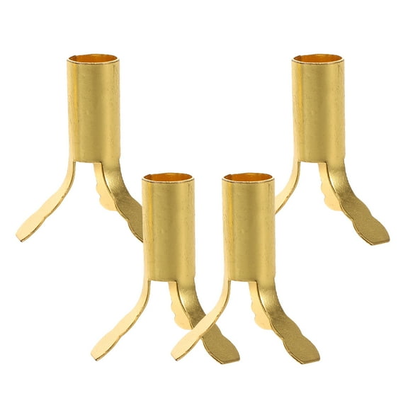 Hemoton 4pcs Metal Oil Lamp Wick Holder Oil Lantern Wick Tube For Oil Lamp Burners Kerosene Lanterns For Emergency Camping Home Use