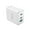 White, variant on KUMI GaN 65W PD Fast Wall Charger Fast Wall Charger TypeC 3-Port Power Adapter