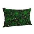 thumbnail image 2 of Kll Green Bright Web With Spiders Pillow Covers Envelope Closure,Super Soft And Cozy Fuzzy Fleece Pillow Case Cover 20"X30", 2 of 8