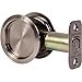 thumbnail image 3 of Round Pocket Door Lock, Passage (Hall/Closet) Latch, 2-3/4" Backset, RCL, Antique Nickel by Stone Harbor Hardware, 3 of 4