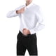 thumbnail image 1 of pstuiky Camisas de manga larga abrigadas para hombre, Camisas casuales de moda para hombre con botones y cuello vuelto de tela elástica sólida Tops de hombre m, 1 of 4