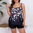 thumbnail image 2 of Qingpeng Women's Flowy Tankini Modest Bathing Suit Loose Fit Plus Size Swimsuit Swim Set for Women, 2 of 7