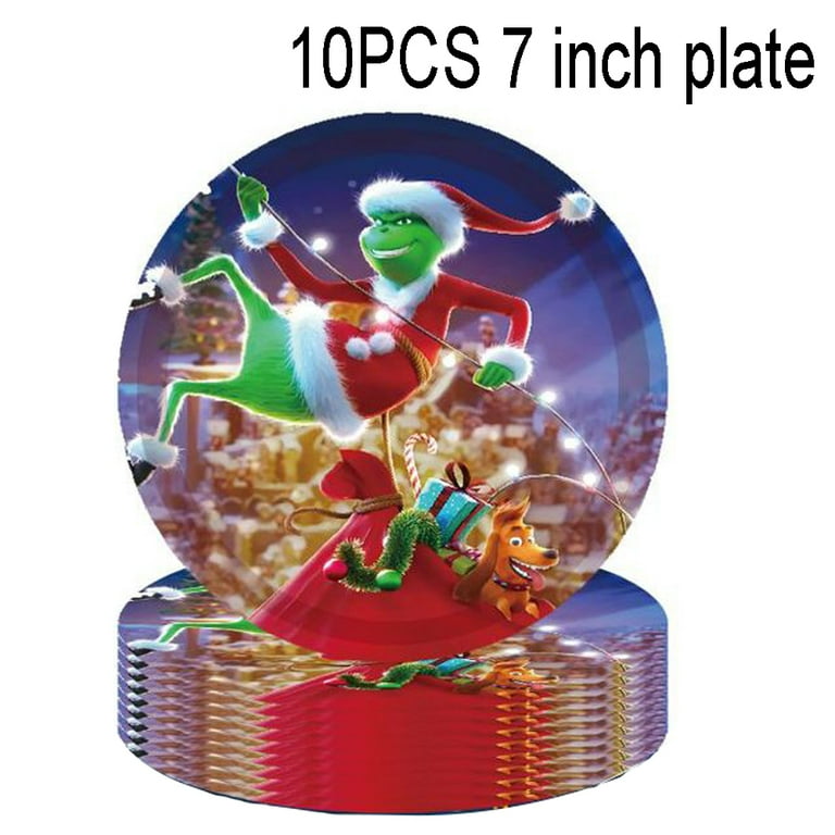 Christmas Party Supplies Serves Cutlery Included for Xmas Party Christmas Paper Plates Party Cups Napkins