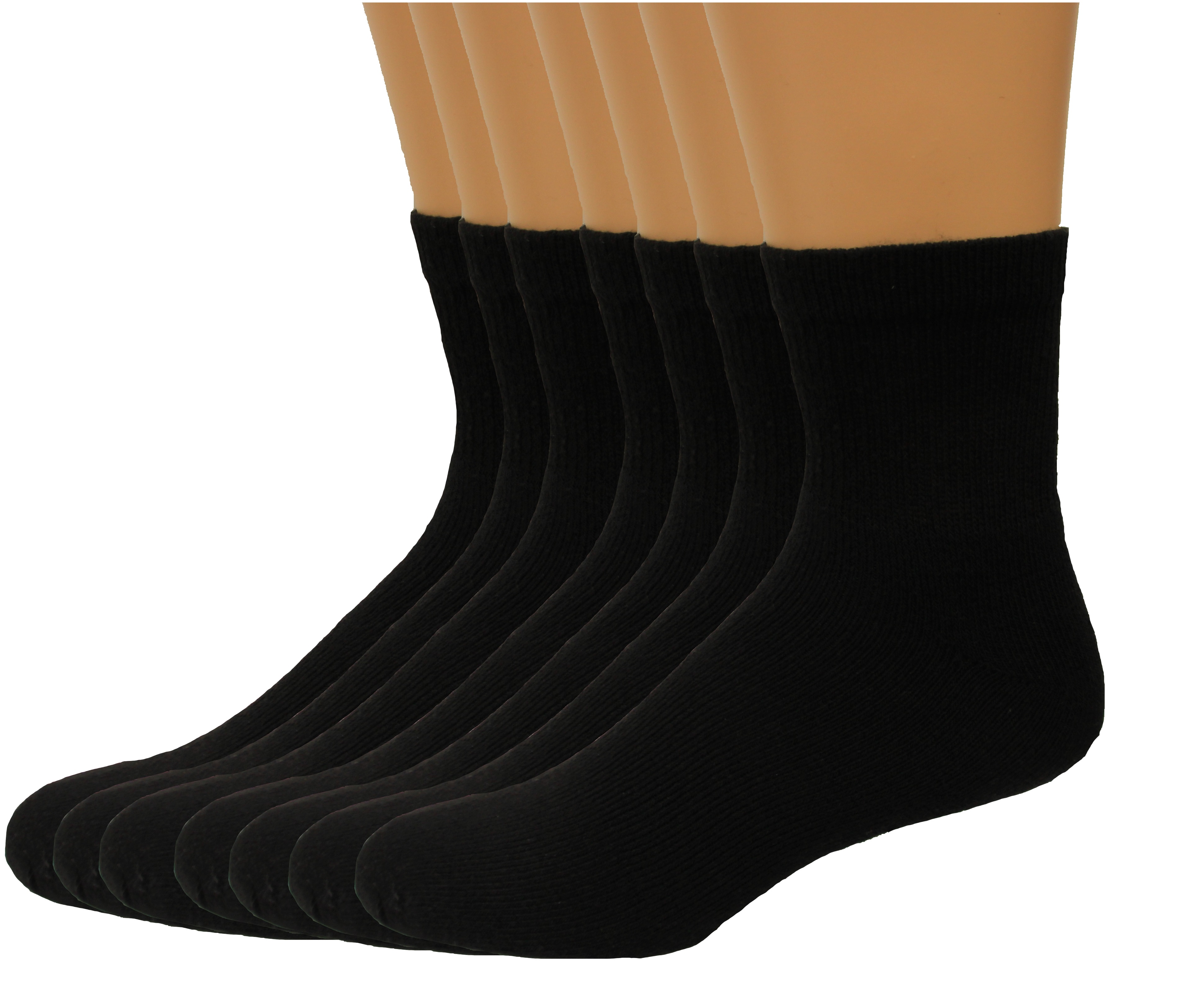Lee Men's Quarter Sport Socks 7 Pair, Black, Men's 6-12 - Walmart.com
