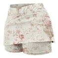 thumbnail image 4 of Ecqkame Sports Skorts for Woman with Shorts Plus Size Fashion Versatile Floral Print Skirt Shorts Casual Stretchy Athletic Short Skirts with Pockets White-A XXXL, 4 of 5