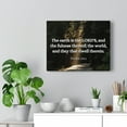 thumbnail image 2 of Scripture Walls Psalm 24:1 The World Bible Verse Canvas Christian Wall Art Ready to Hang Unframed, 2 of 16