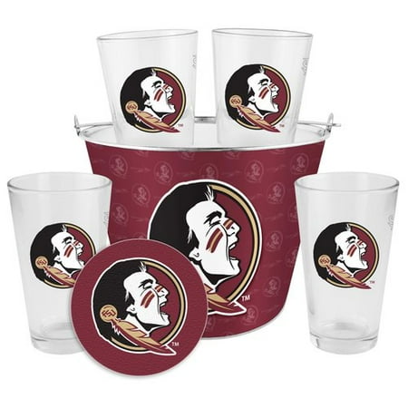 Ncaa Florida State Seminoles Mesh - Boelter Brands NCAA Gift Bucket Set, Florida State Seminoles