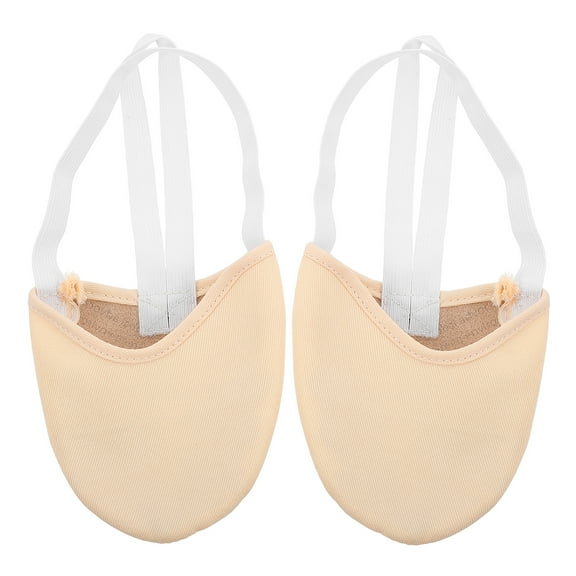 Dance Shoes Balance Shoes Fitness Shoes Toe Protectors for Shoes Ballet Half Shoes Foot Dancing Shoes Pu Cotton Women's
