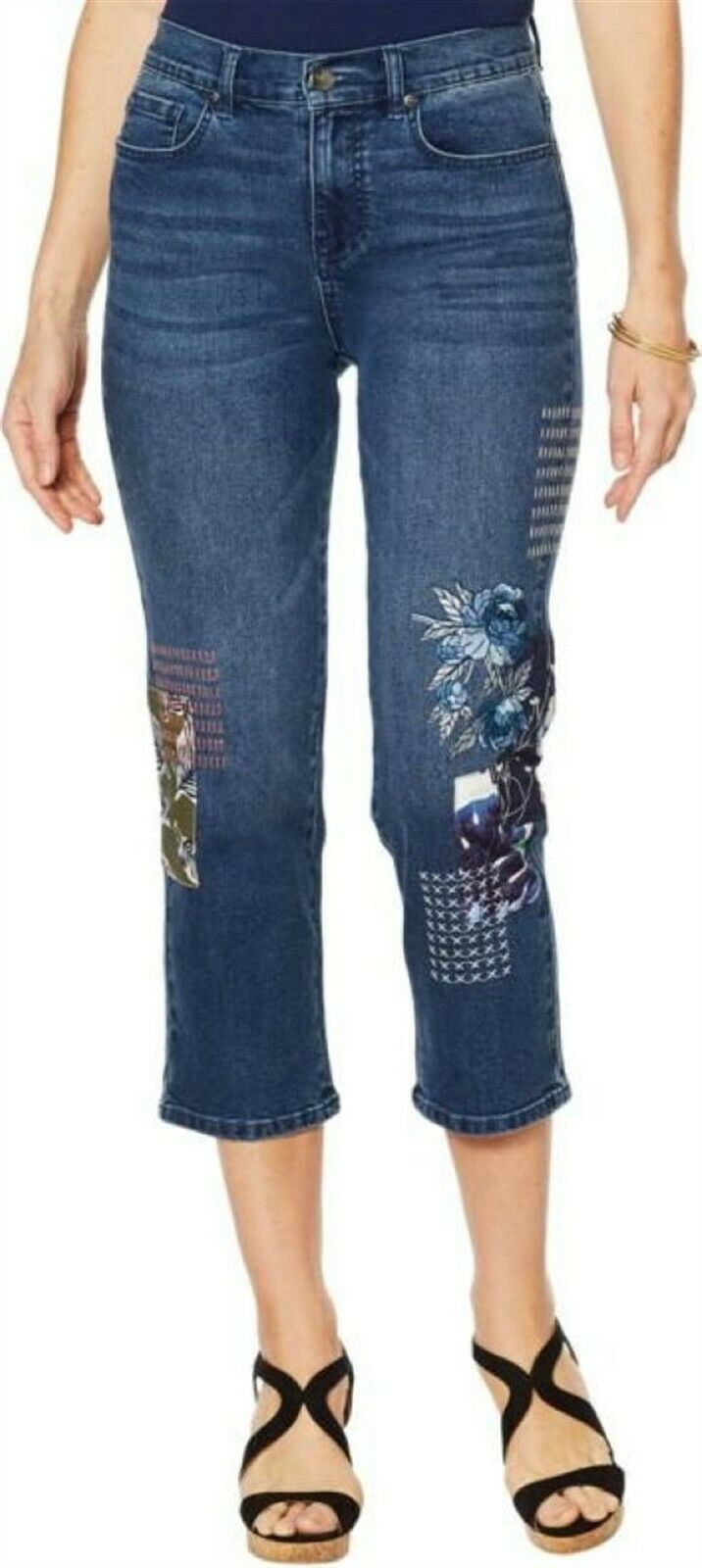 DG2 Diane Gilman Stretch Embroidered 