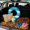 thumbnail image 2 of HUISEFOR Tiger Stripe Car Trunk Mat for Women 29" x 39" Non-Slip Cargo Mat Rear Trunk Liner Scratchproof Easy To Clean Universal Fit for Most Cars SUV, 2 of 7