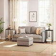 thumbnail image 2 of HOOBRO 28.9" Tall End Telephone Table with Adjustable Mesh Shelves Hallway Living Room Rustic Brown BB03DH01, 2 of 9